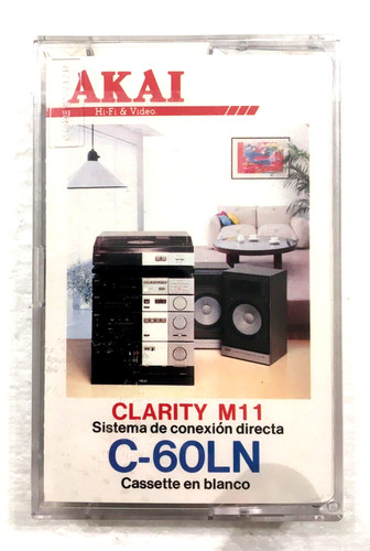 Akai 60 ln audiocassetta - c,