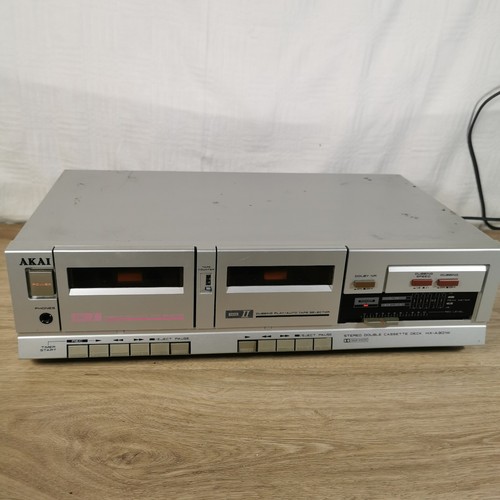 Akai cassette deck stereo - akai,