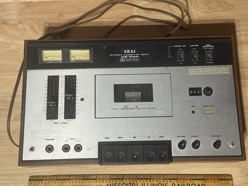 Akai 34d cassette deck - cs-34d,