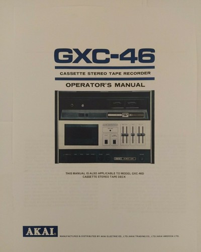 Akai gxc lettore cassette - akai, gxc-46